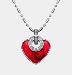 Millionaire Pendant Heart Red