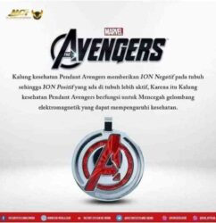 pendant marvel avengers red