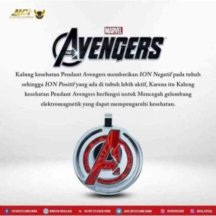 pendant marvel avengers red