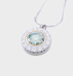 Pendant De Luxe – Green Diamond