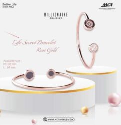 mci life secret bracelet rosegold