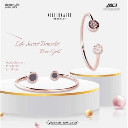 mci life secret bracelet rosegold